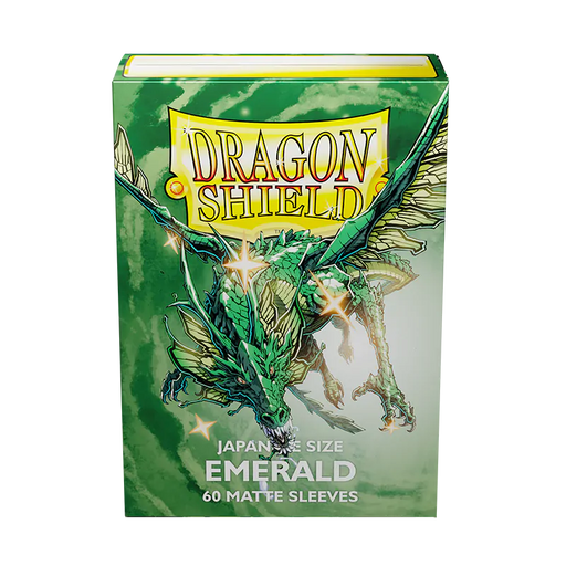 Dragon Shield: Japanese Size 60ct Sleeves - Emerald (Matte) - Just $5.95! Shop now at Retro Gaming of Denver