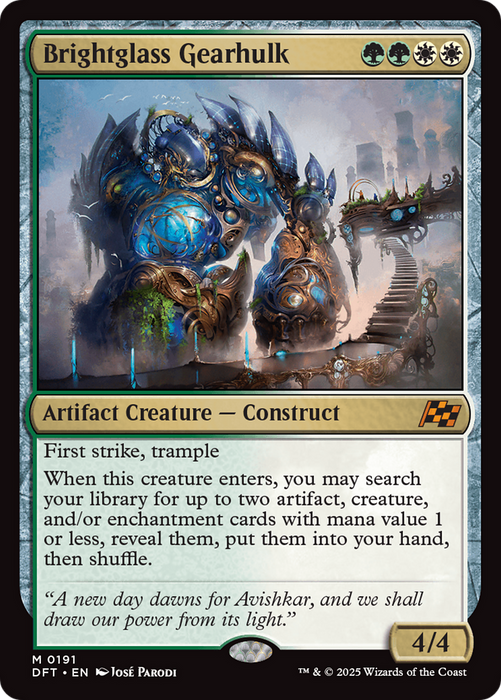Brightglass Gearhulk (DFT-191) - Aetherdrift Foil - for just $1.92! 