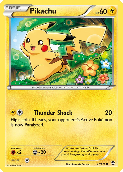 Pikachu (27/111) [XY: Furious Fists] - for just $2.15! 