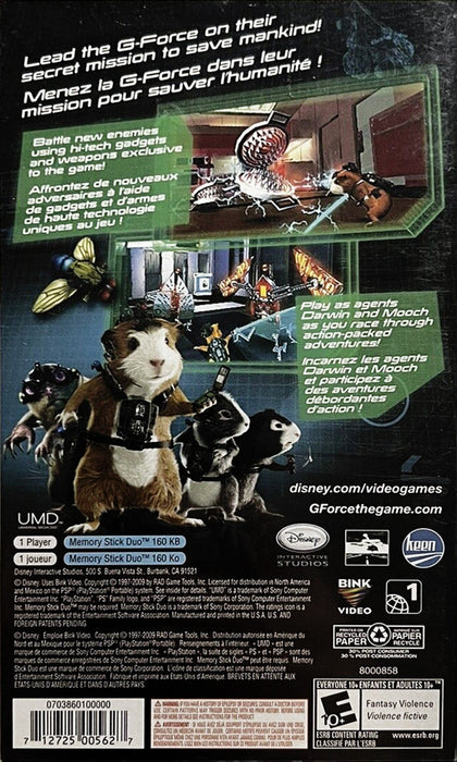 Disney G-Force – PlayStation Portable (PSP) - for just $5.99! 