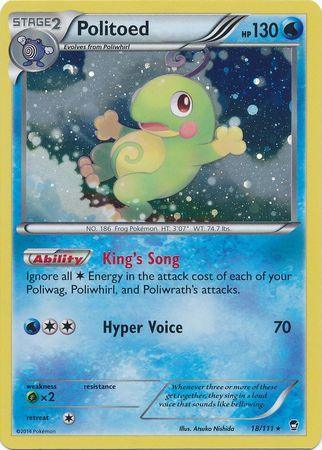 Politoed (18/111) (Cosmos Holo) [XY: Furious Fists] - for just $3.20! 