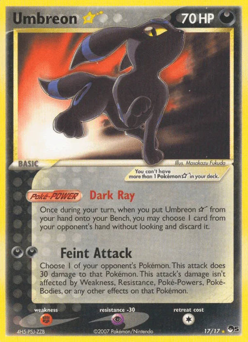 Umbreon Star (17/17) [POP Series 5] - for just $6! 