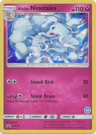 Alolan Ninetales (SM128) (Deck Exclusive #30) [Sun & Moon: Trainer Kit - Alolan Ninetales] - for just $1.95! 