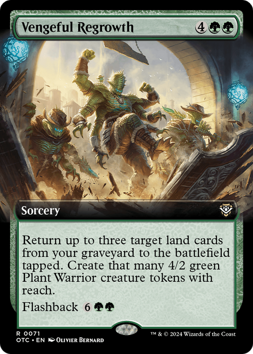 Vengeful Regrowth (OTC-071) - Outlaws of Thunder Junction Commander: (Extended Art) - for just $0.07! 