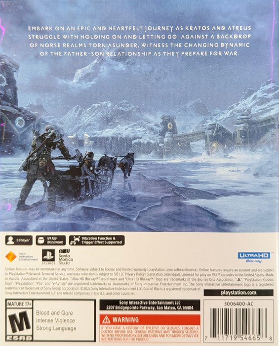God of War: Ragnarok – PlayStation 5 (PS5) - for just $26.99! 