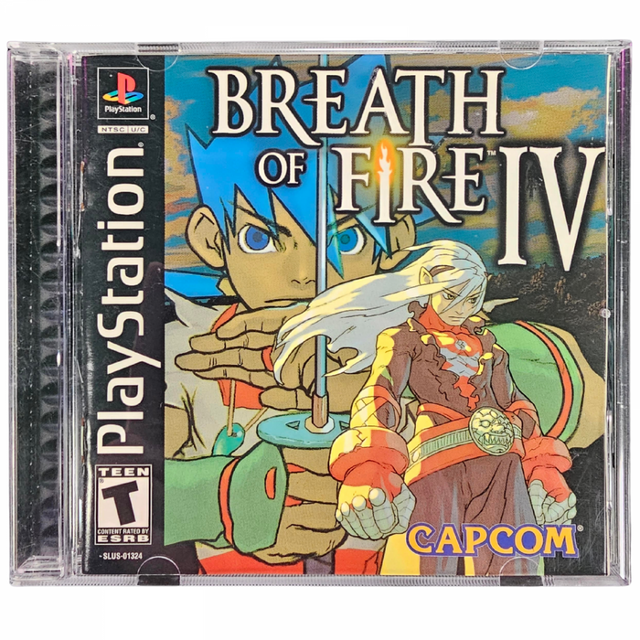 Breath of Fire IV (COMPLETE IN BOX) – PlayStation 1 (PS1) - for just $171.99! 