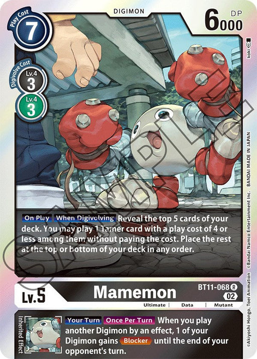 Mamemon [BT11-068] [Dimensional Phase] - Just $0.10! Shop now at Retro Gaming of Denver