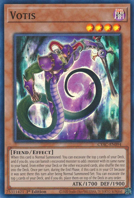 Votis [CYAC-EN094] Super Rare - for just $0.10! 