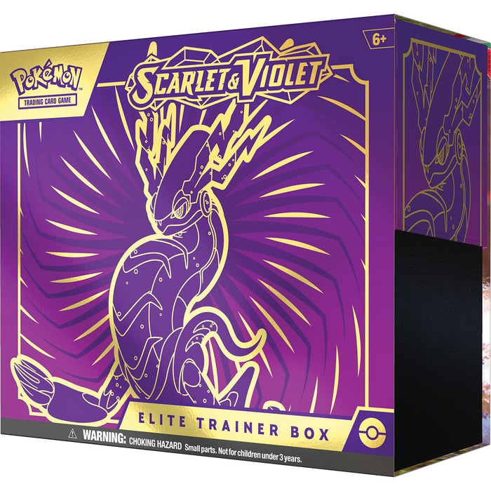 Pokemon Scarlet & Violet Elite Trainer Box - Miraidon Purple - Just $51.25! Shop now at Retro Gaming of Denver