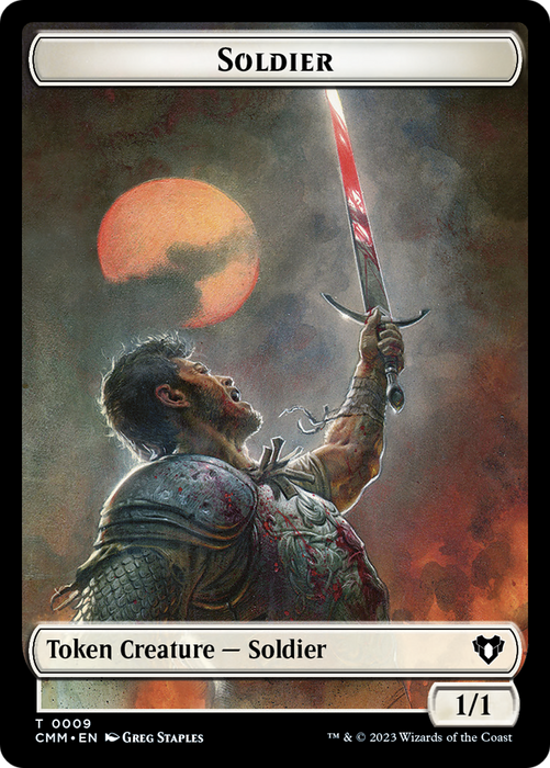 Soldier Token [Commander Masters Tokens] - Just $0.80! Shop now at Retro Gaming of Denver