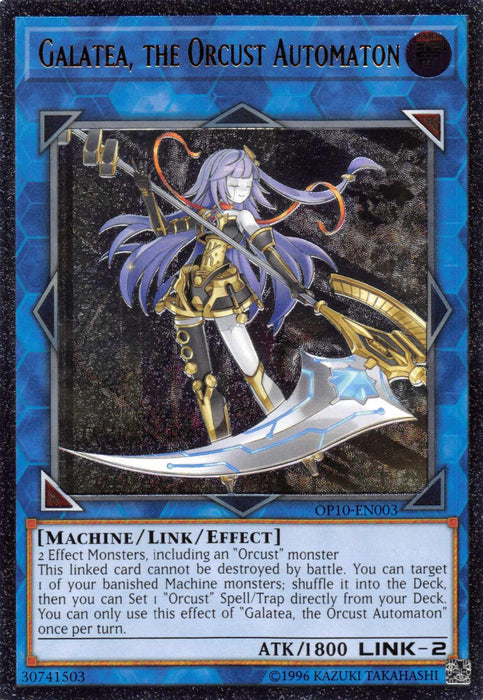 Galatea, the Orcust Automaton [OP10-EN003] Ultimate Rare - for just $12.10! 