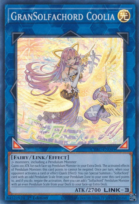 GranSolfachord Coolia [CYAC-EN049] Super Rare - for just $0.35! 