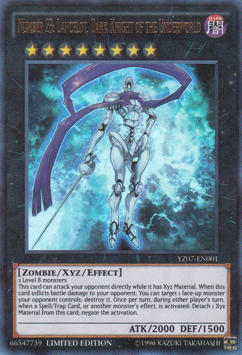 Number 23: Lancelot, Dark Knight of the Underworld [YZ07-EN001] Ultra Rare - for just $4.40! 