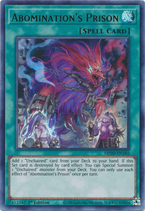Abomination's Prison [MP20-EN182] Ultra Rare - for just $0.15! 