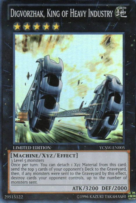 Digvorzhak, King of Heavy Industry [YCSW-EN005] Super Rare - for just $308! 