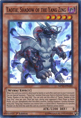 Taotie, Shadow of the Yang Zing [MP15-EN150] Super Rare - for just $0.10! 