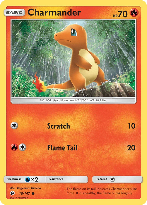 Charmander (18/147) [Sun & Moon: Burning Shadows] - for just $0.10! 