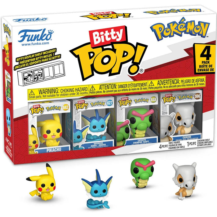 Pokemon Pikachu Funko Bitty Pop! Mini-Figure 4-Pack - for just $11.95! 