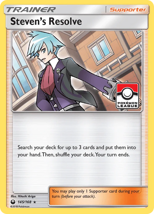 Steven's Resolve (145/168) [Sun & Moon: Celestial Storm] - for just $0.95! 