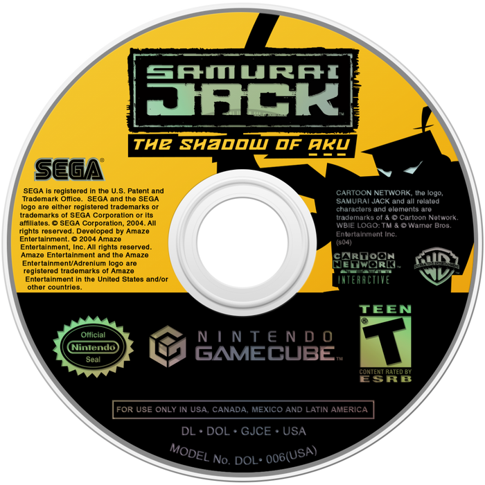 Samurai Jack: The Shadow of Aku – GameCube (GC) - for just $0! 
