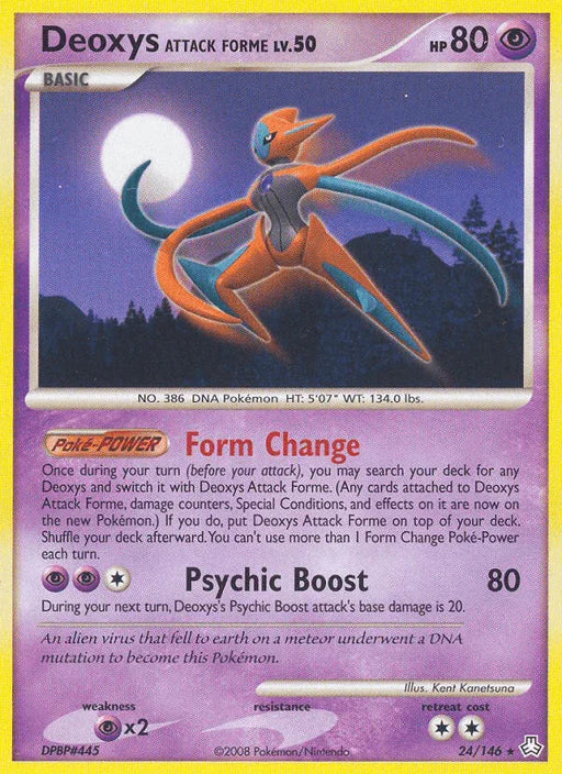 Deoxys Attack Forme (24/146) [Diamond & Pearl: Legends Awakened] - for just $4.40! 