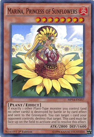 Marina, Princess of Sunflowers [MP14-EN157] Super Rare - for just $0.25! 