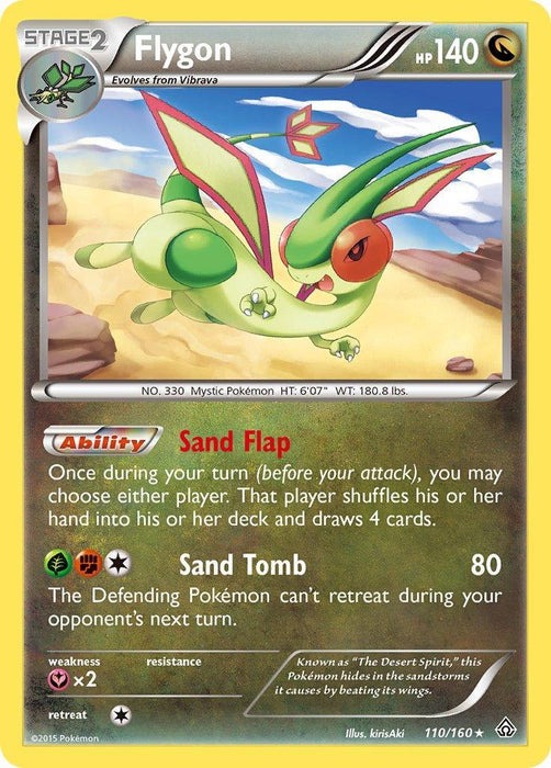 Flygon (110/160) (Cosmos Holo) (Blister Exclusive) [XY: Primal Clash] - for just $6.90! 