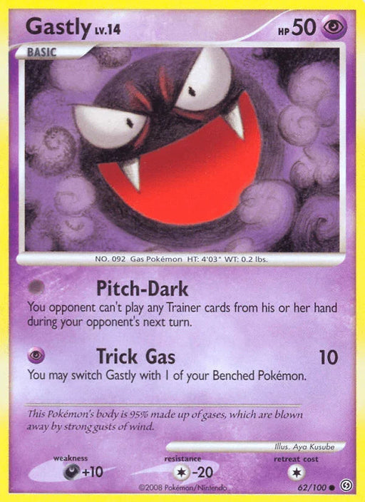 Gastly (62/100) [Diamond & Pearl: Stormfront] - for just $1.50! 