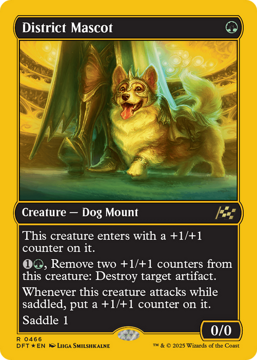 District Mascot (DFT-466) - Aetherdrift Foil - for just $0.68! 
