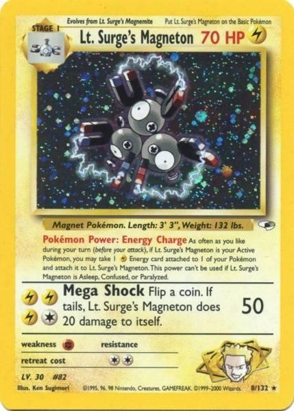 Lt. Surge's Magneton (8/132) [Gym Heroes Unlimited] - for just $7.95! 