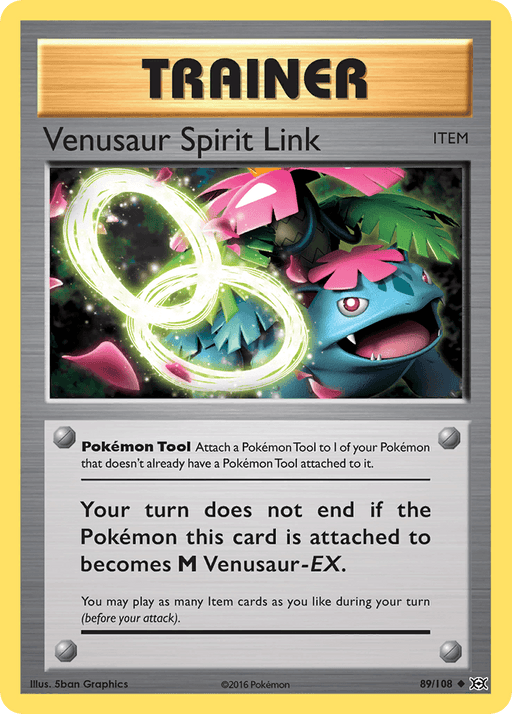 Venusaur Spirit Link (89/108) [XY: Evolutions] - for just $0.10! 