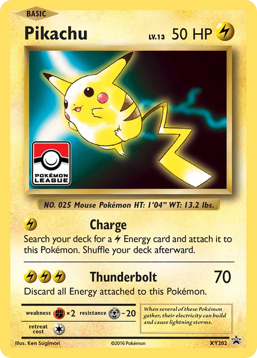 Pikachu (XY202) [XY: Black Star Promos] - for just $11.35! 