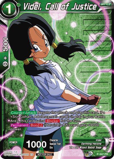 Videl, Call of Justice (Winner Stamped) (P-347) [Tournament Promotion Cards] - for just $5! 