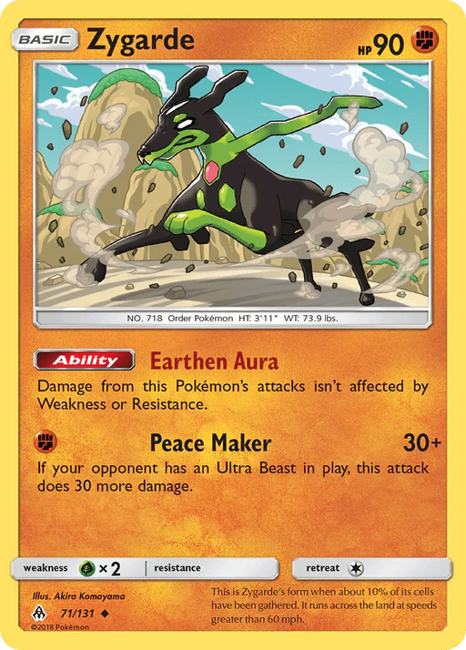 Zygarde (71/131) [Sun & Moon: Forbidden Light] - for just $0.15! 
