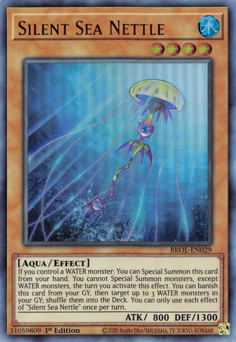 Silent Sea Nettle [BROL-EN029] Ultra Rare - for just $0.10! 