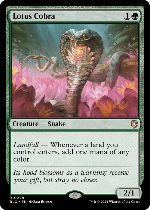 Lotus Cobra (BLC-229) - Bloomburrow Commander - for just $1.90! 