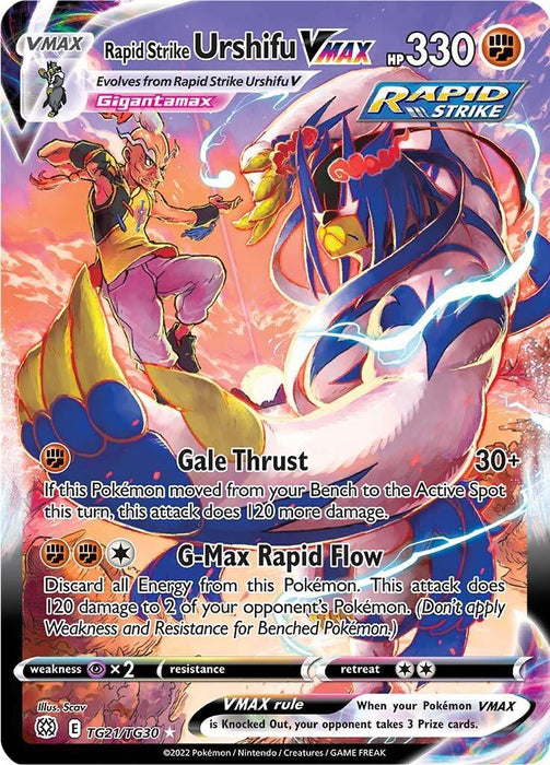 Rapid Strike Urshifu VMAX (TG21/TG30) [Sword & Shield: Brilliant Stars] - for just $4.40! 