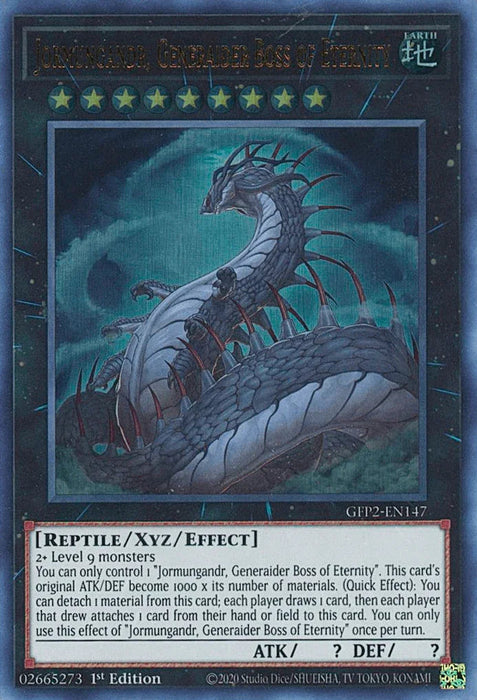 Jormungandr, Generaider Boss of Eternity [GFP2-EN147] Ultra Rare - for just $0.15! 