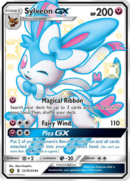 Sylveon GX (SV76/SV94) [Sun & Moon: Hidden Fates - Shiny Vault] - for just $72.45! 