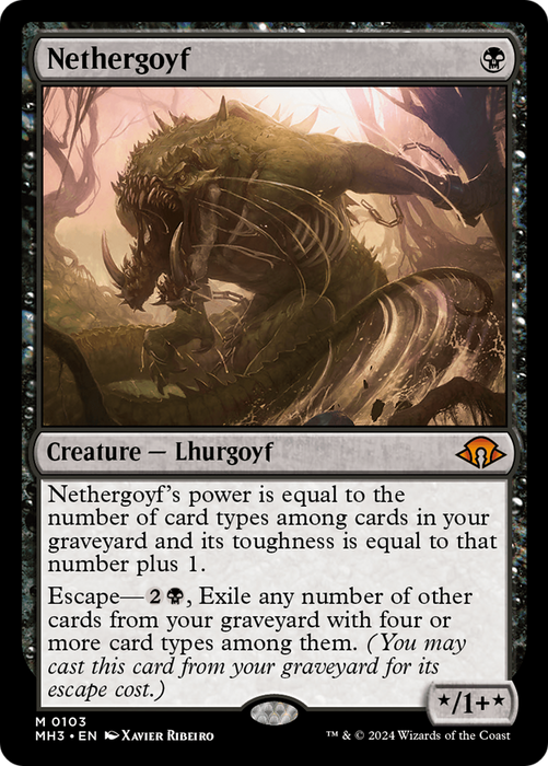Nethergoyf (MH3-103) - Modern Horizons 3 - for just $1.22! 
