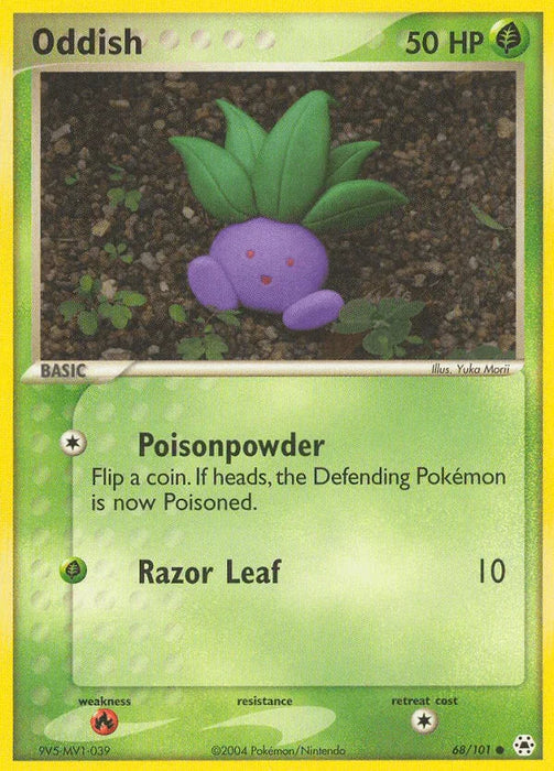 Oddish (68/101) [EX: Hidden Legends] - for just $0.50! 