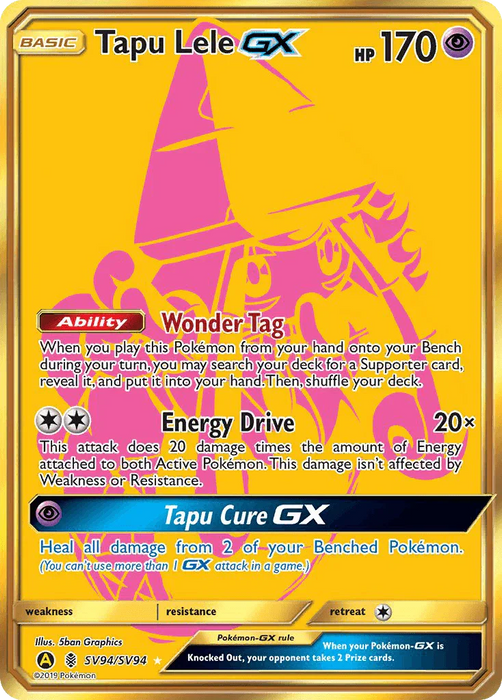 Tapu Lele GX (SV94/SV94) [Sun & Moon: Hidden Fates - Shiny Vault] - for just $7.10! 