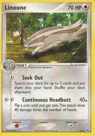 Linoone (3/10) [EX: Trainer Kit - Latios] - for just $0.20! 