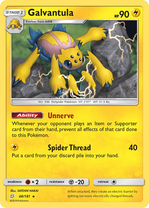 Galvantula (48/181) [Sun & Moon: Team Up] - for just $0.15! 