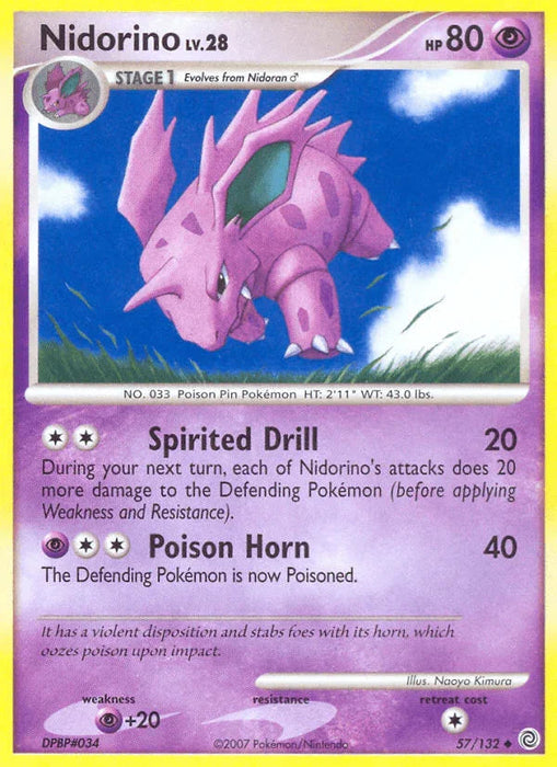 Nidorino (57/132) [Diamond & Pearl: Secret Wonders] - for just $0.15! 