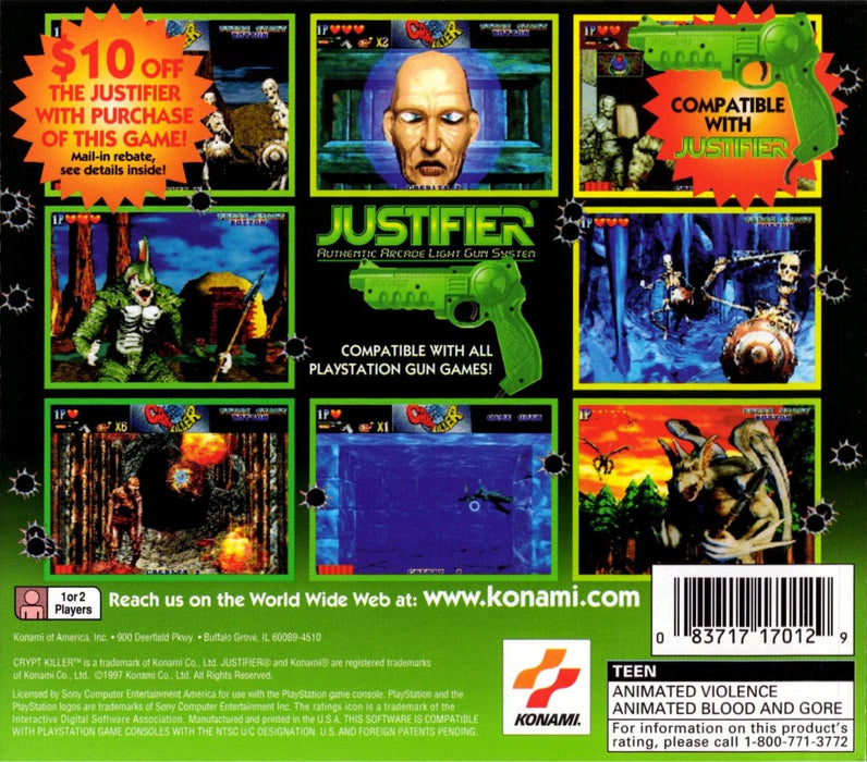 Crypt Killer – PlayStation 1 (PS1) - for just $0! 