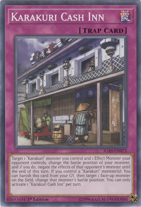 Karakuri Cash Inn [IGAS-EN073] Common - for just $0.10! 