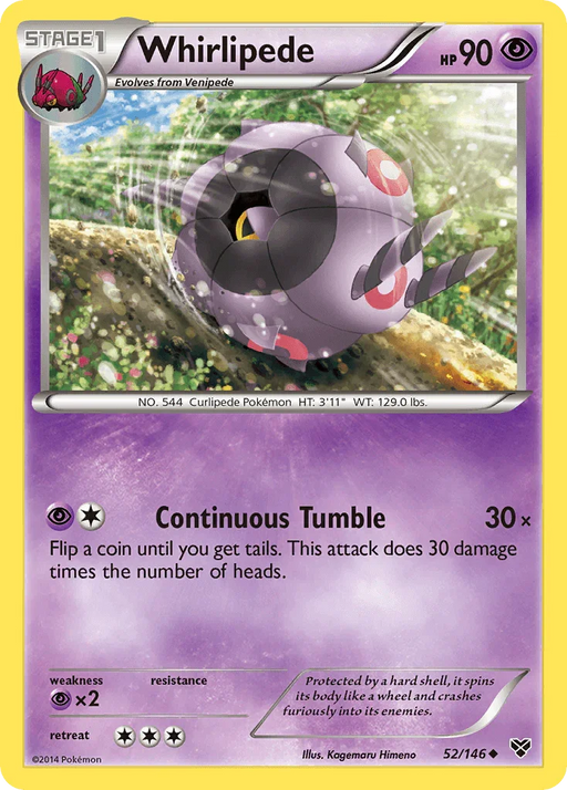Whirlipede (52/146) [XY: Base Set] - for just $0.10! 