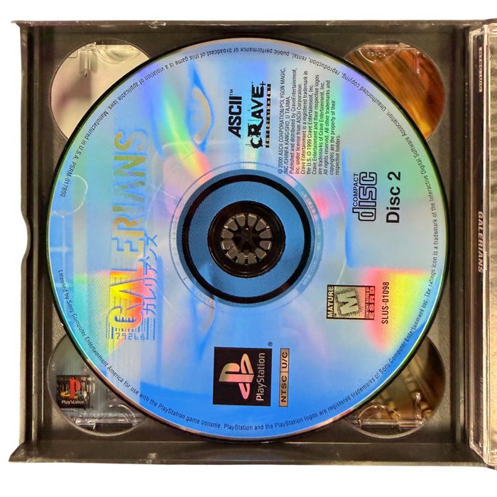 Galerians [MISSING MANUAL/INSERTS] – PlayStation 1 (PS1) - for just $154.99! 