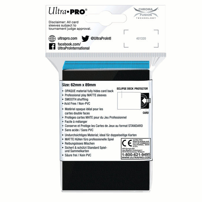 Ultra PRO: Small 60ct Sleeves - Eclipse Matte (Sky Blue) - Just $0! Shop now at Retro Gaming of Denver